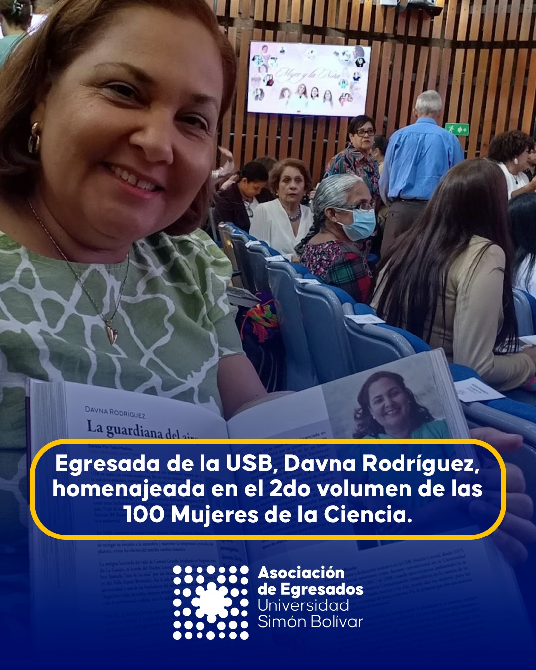 La Dra. Davna Rodríguez es reconocida entre las 100 Mujeres de la Ciencia en Venezuela
